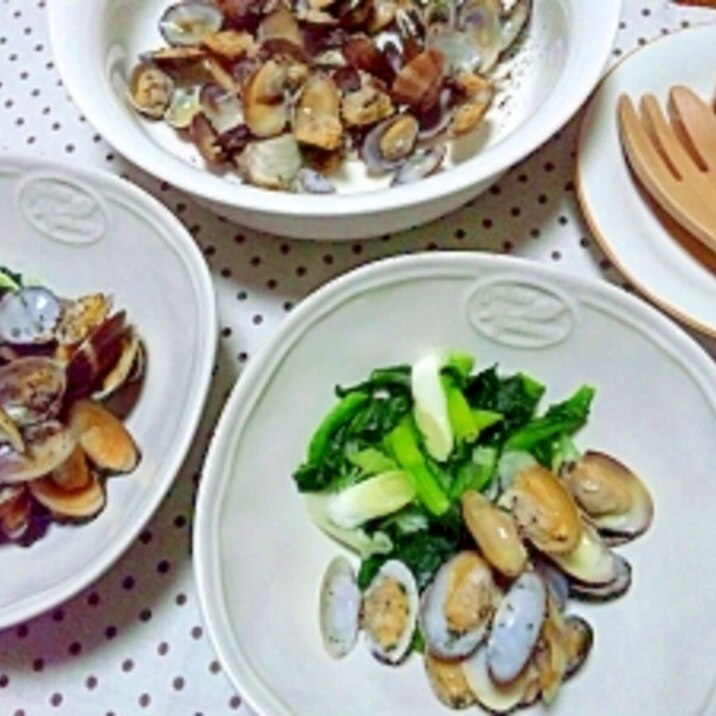 あさりのバター焼き ネギの付け合わせ レシピ 作り方 By Love9353 楽天レシピ